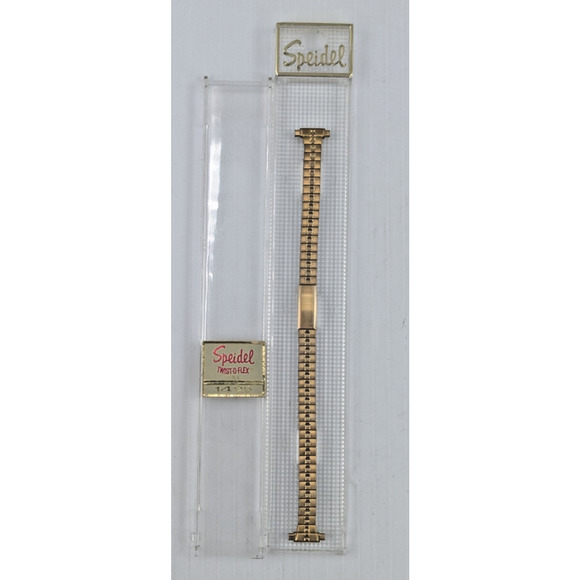 Speidel Other - Speidel Gold Twist O Flex Stainless Steel Women Watch Band 2126/32L